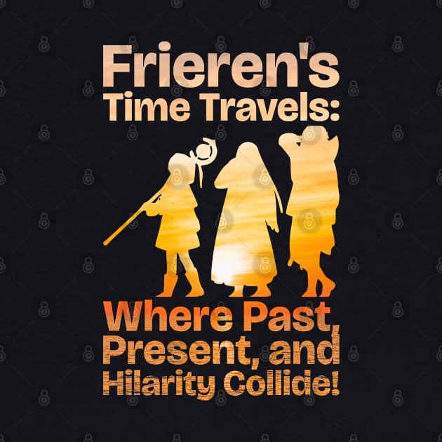 Sousou no Frieren Best Anime Moments Quotes Frieren Party Sunset Silhouette Frierens Time Travel SNF-189 by Animangapoi